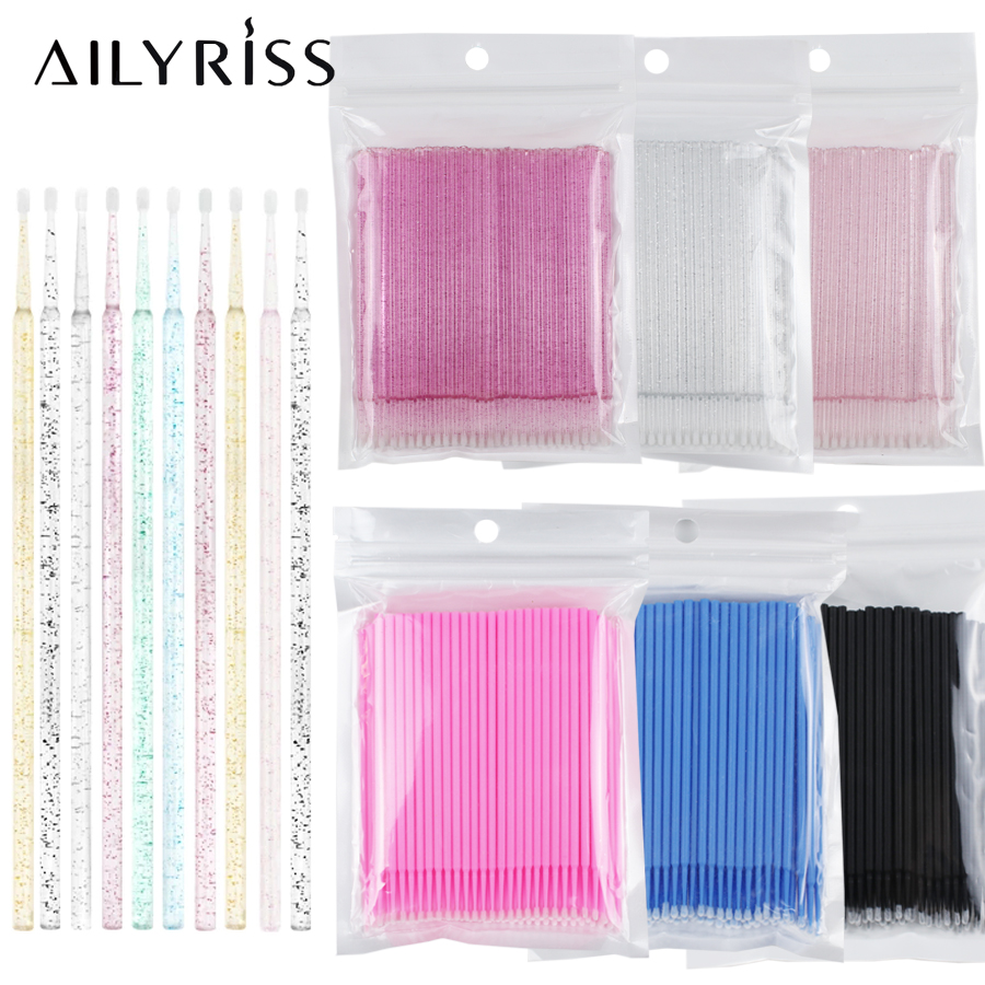 Beauty Makeup Products - 500pcs/lot Disposable Applicator Micro Brushes for