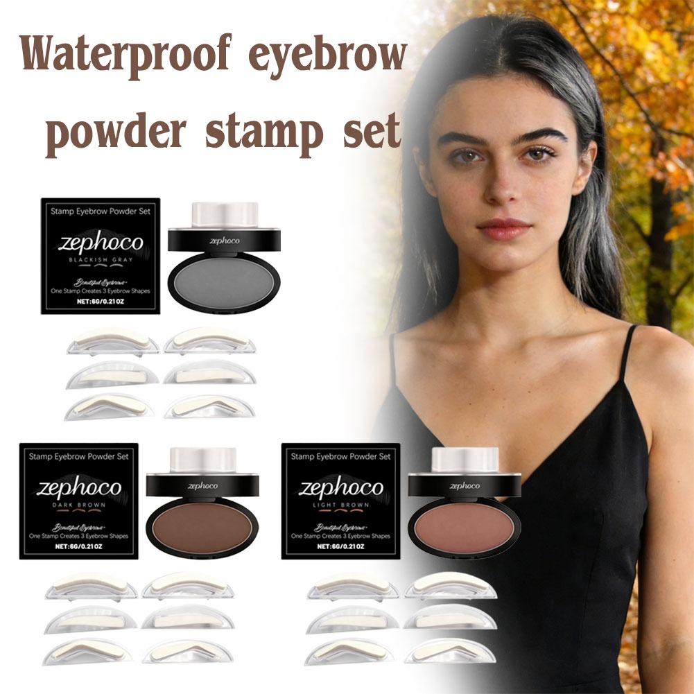 Beauty Mark Makeup - Quick Shaping Eyebrow Stamp Powder Kit