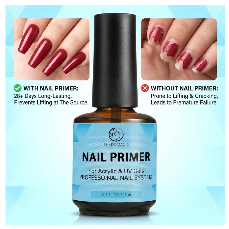 Nail Dehydrator Primer - Natural Nail Prep Dehydrate And Acid