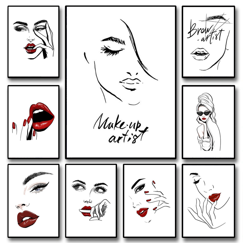 Fashion Makeup Poster Sexy Bea - огляд і ціна Makeup Is Beauty Quotes
