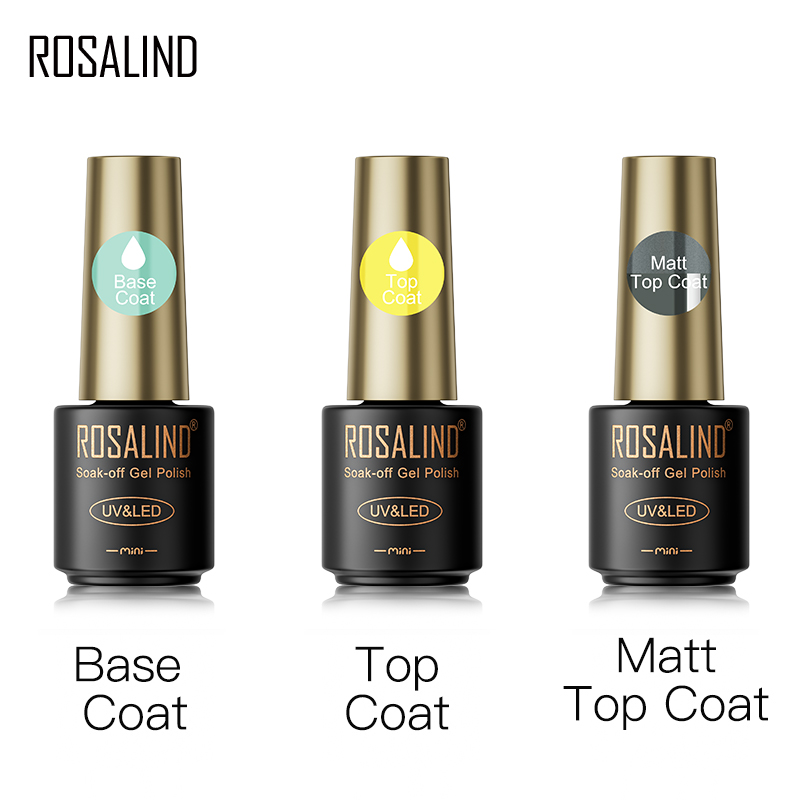ROSALIND Top Base Coat Nail Ge - огляд і ціна Nail Dehydrator Primer