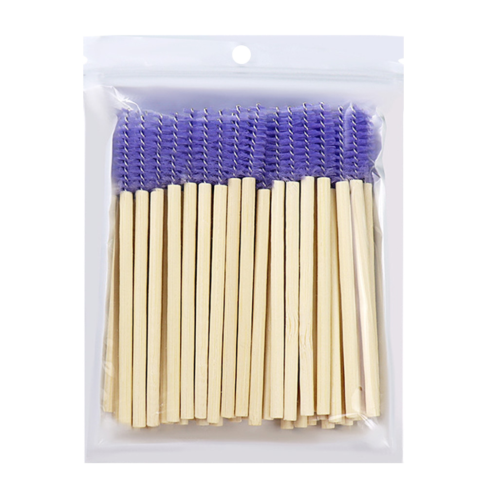 50Pcs Bamboo Handle Eyelash Br - огляд і ціна Beauty Makeup Products
