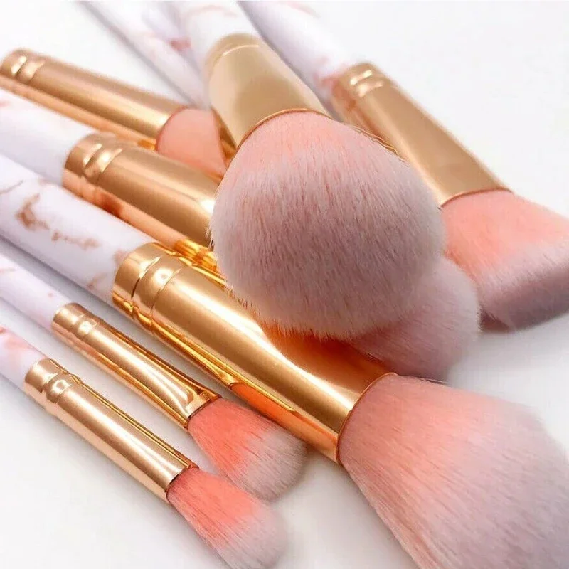10Pcs Marble Makeup Brushes Fa - огляд і ціна Beauty Makeup Blender