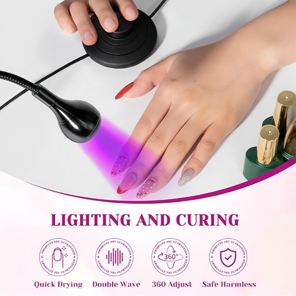Portable 5W/3W UV Led Nail Lam - огляд і ціна Uv Nail Lamp
