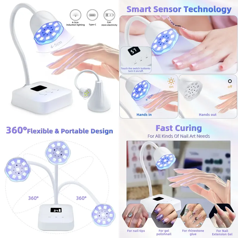 Wireless Nail Lamp LED UV Timi - огляд і ціна Uv Nail Lamp