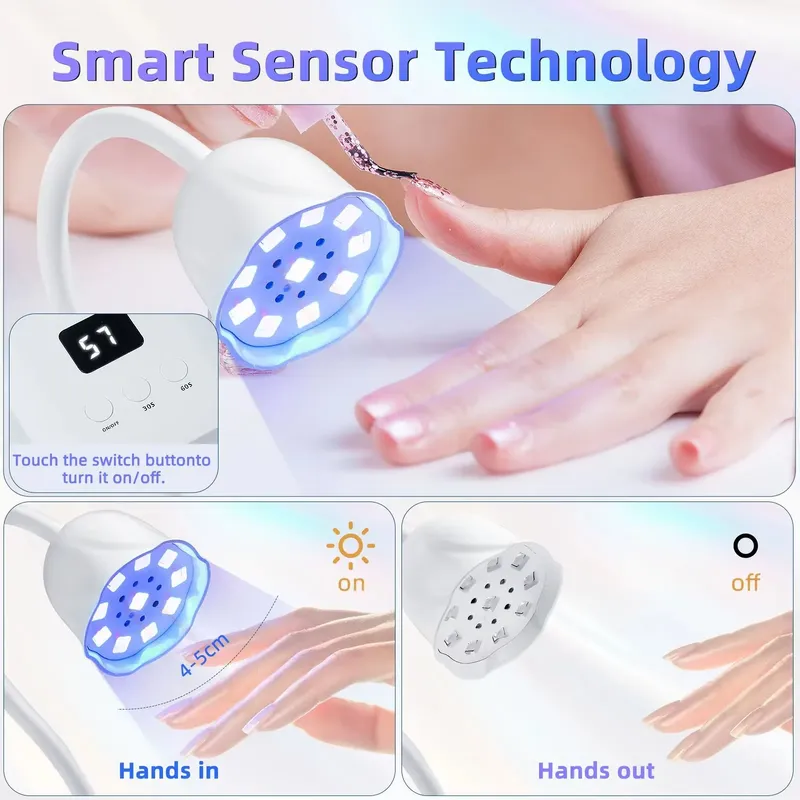Wireless Nail Lamp LED UV Timi - огляд і ціна Uv Nail Lamp