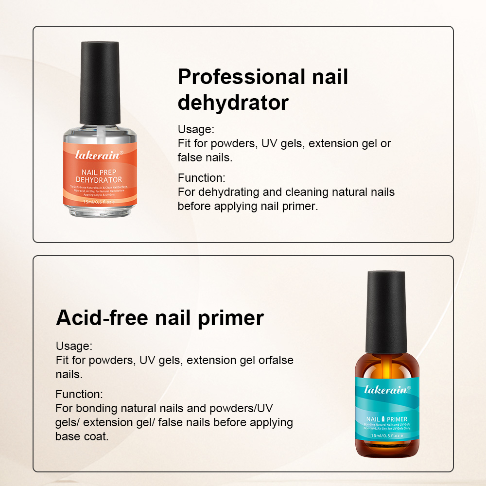 Nail Primer Set Fast Dry Prep  - огляд і ціна Nail Dehydrator Primer