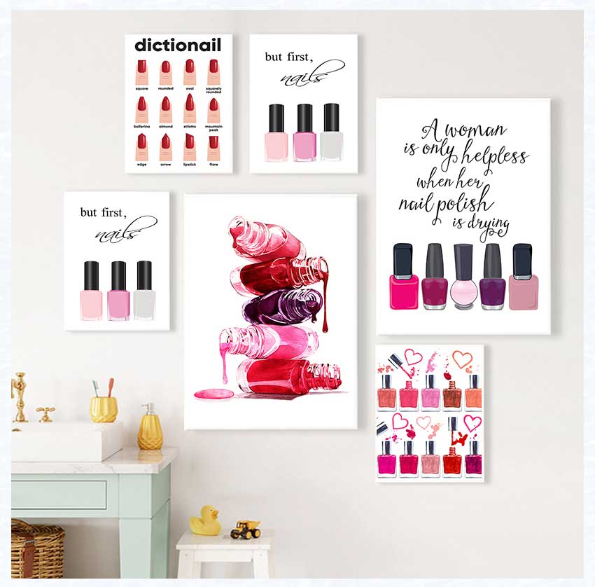 Art Posters and Prints Nail Te - огляд і ціна Makeup Is Beauty Quotes