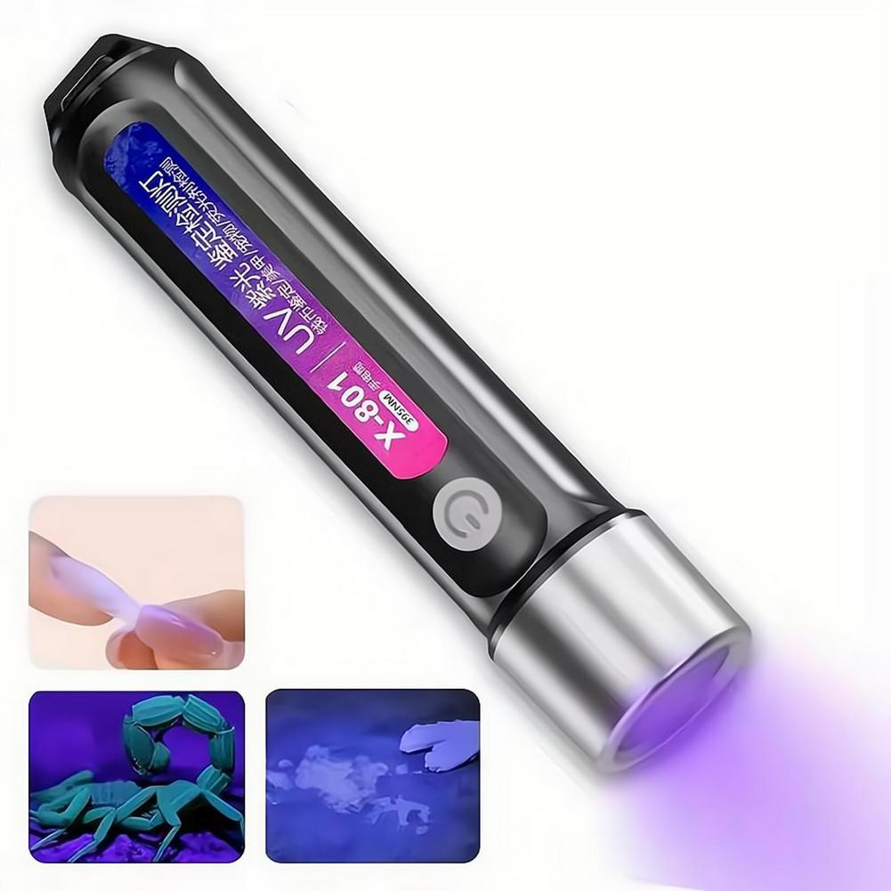 Mini UV LED Blacklight Flashli - огляд і ціна Uv Nail Lamp