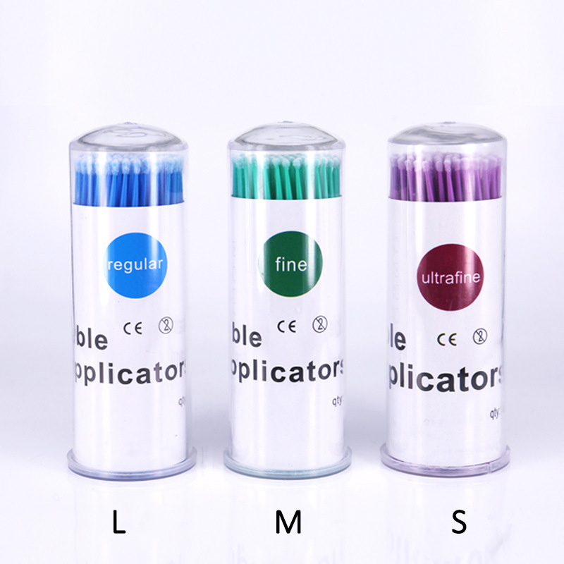 100Pcs/bottle MicroBrush For E - огляд і ціна Eyelash Extension
