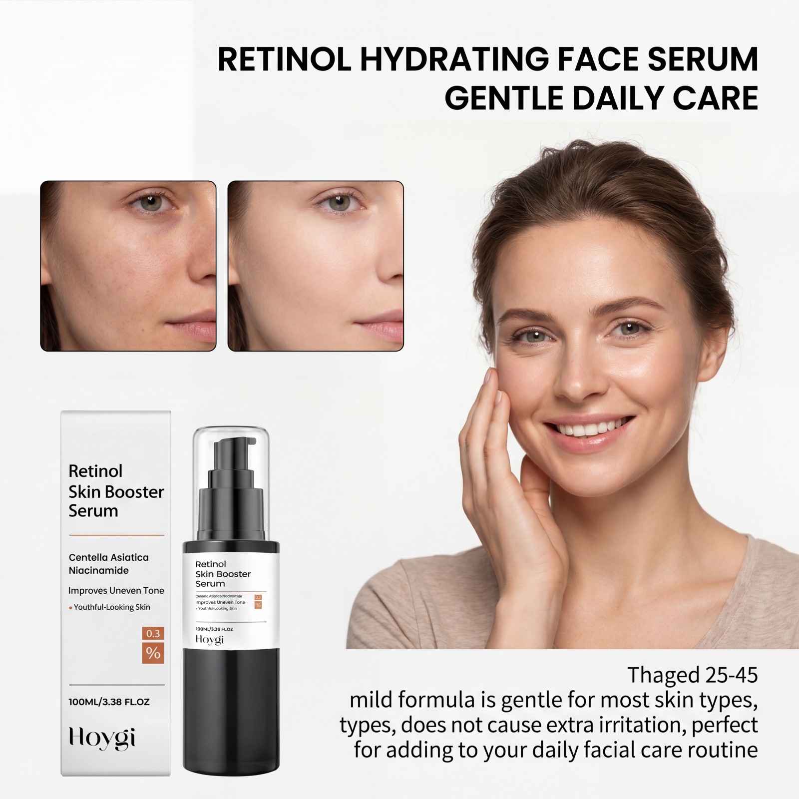 100ml Retinol Skin Booster Ser - огляд і ціна The Ordinary Serum Hyaluronic Acid