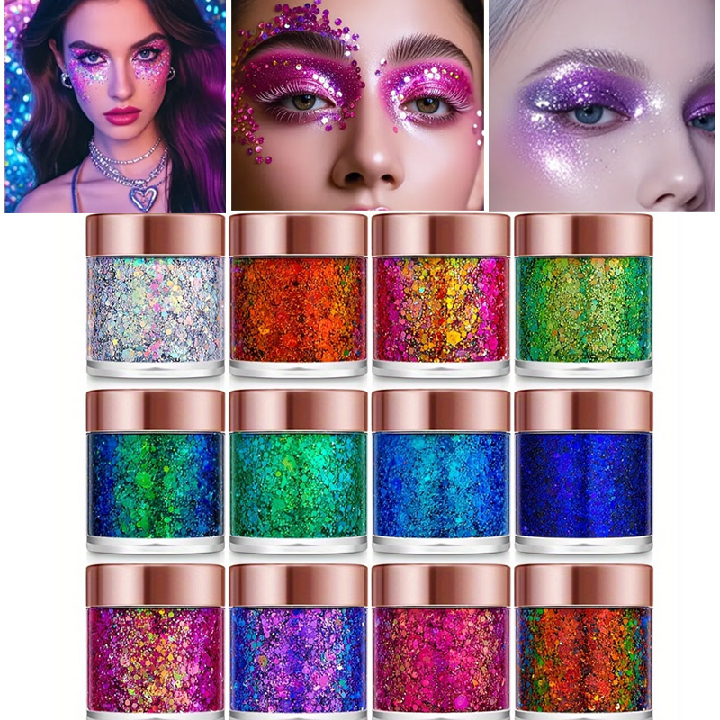 1Pc Sequins Body Glitter Gel M - огляд і ціна Eyeshadow Glitter Pigment