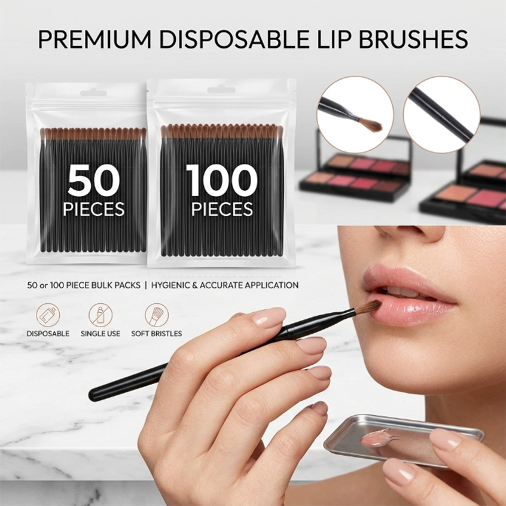 50/100pcs Disposable Lip Brush - огляд і ціна Beauty Makeup Products