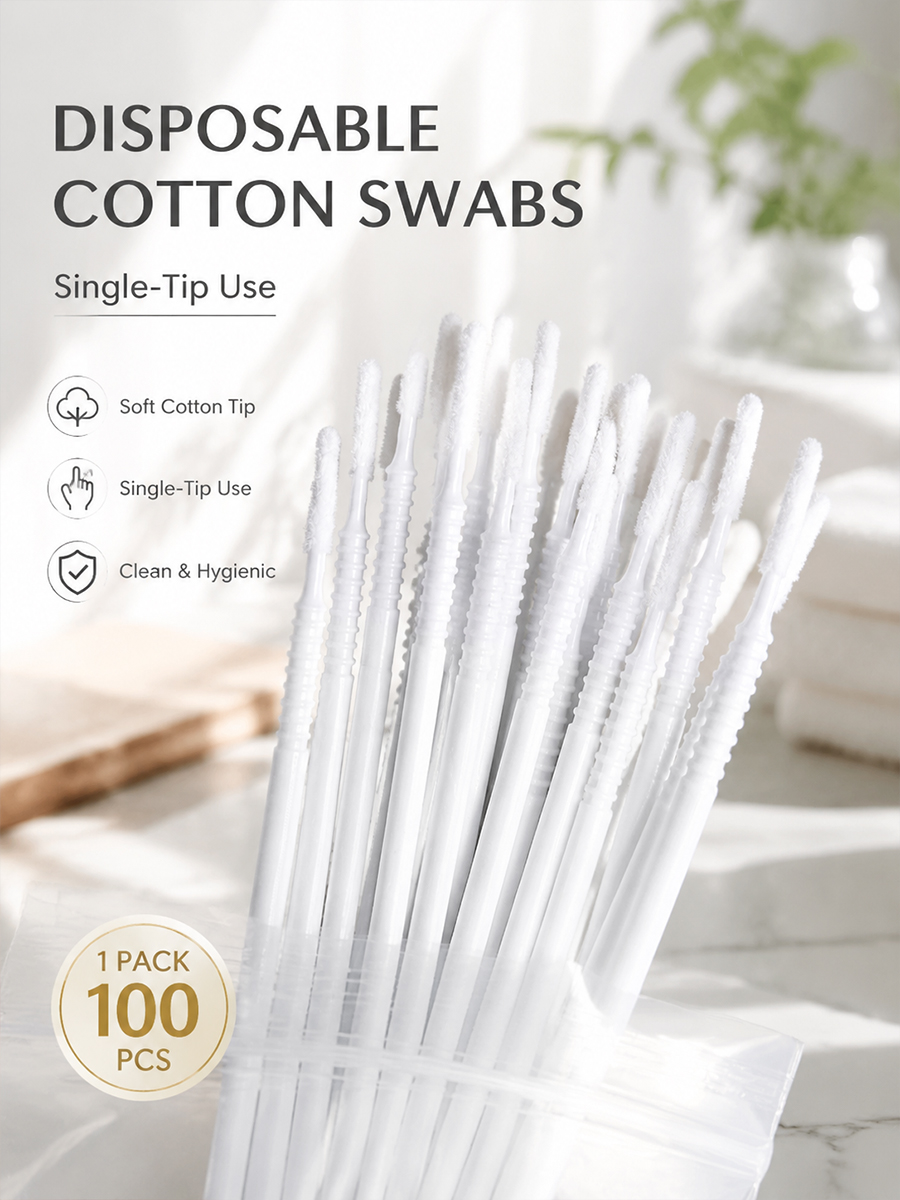 Disposable Long Cotton Swabs E - огляд і ціна Eyelash Extension
