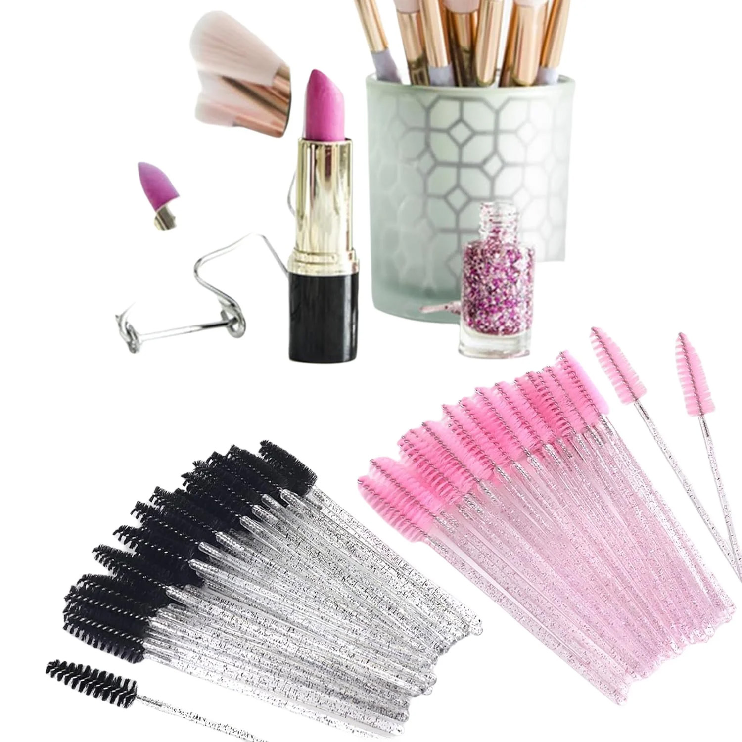 500pcs Eyelash Brushes Wands f - огляд і ціна Beauty Makeup Products