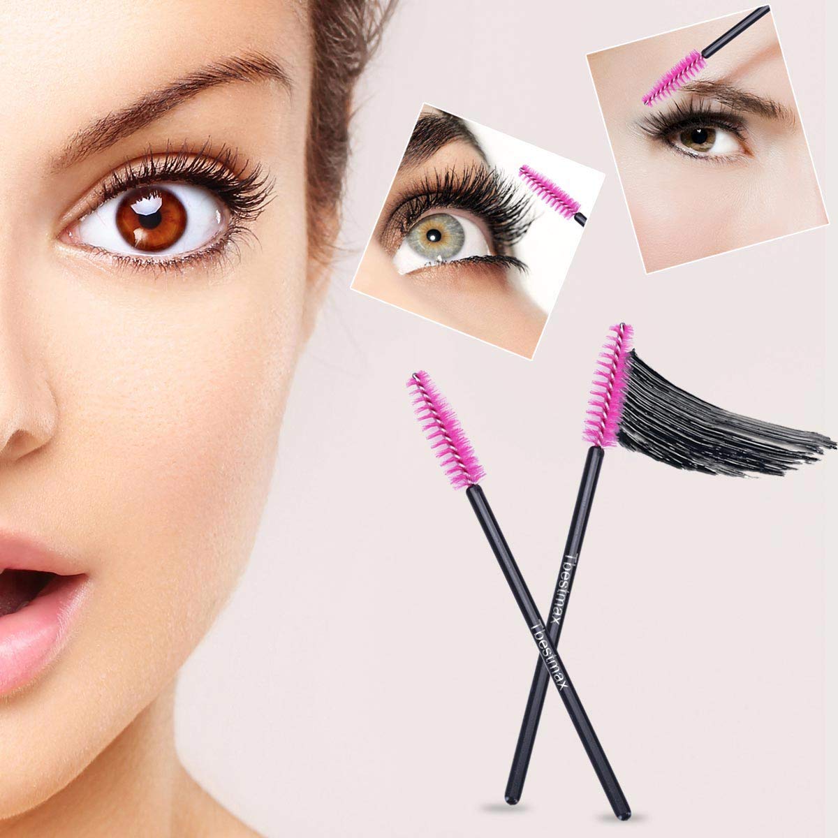 500pcs Eyelash Brushes Wands f - огляд і ціна Beauty Makeup Products
