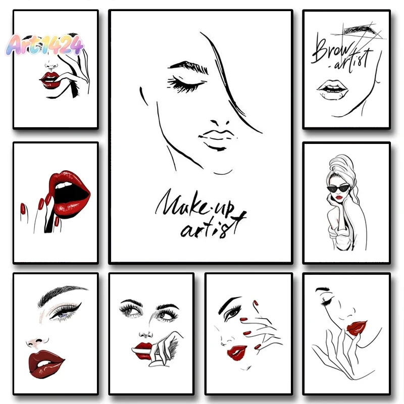Fashion Makeup Poster Sexy Bea - огляд і ціна Makeup Is Beauty Quotes