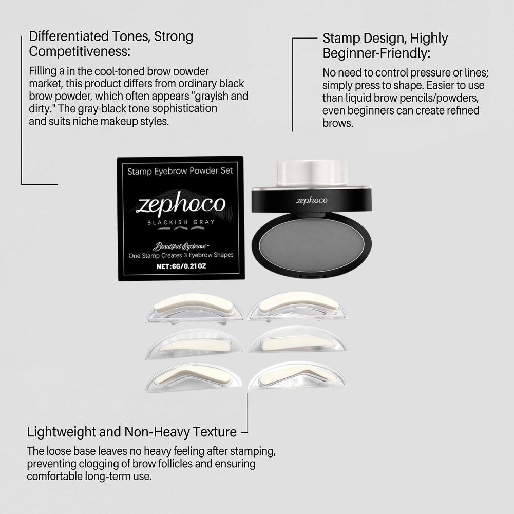 Quick Shaping Eyebrow Stamp Po - огляд і ціна Beauty Mark Makeup