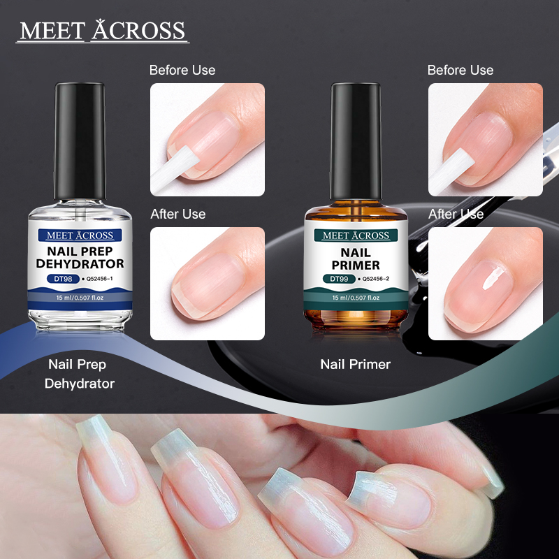 2PCS 15ml Nail Primer Nail Pre - огляд і ціна Nail Dehydrator Primer