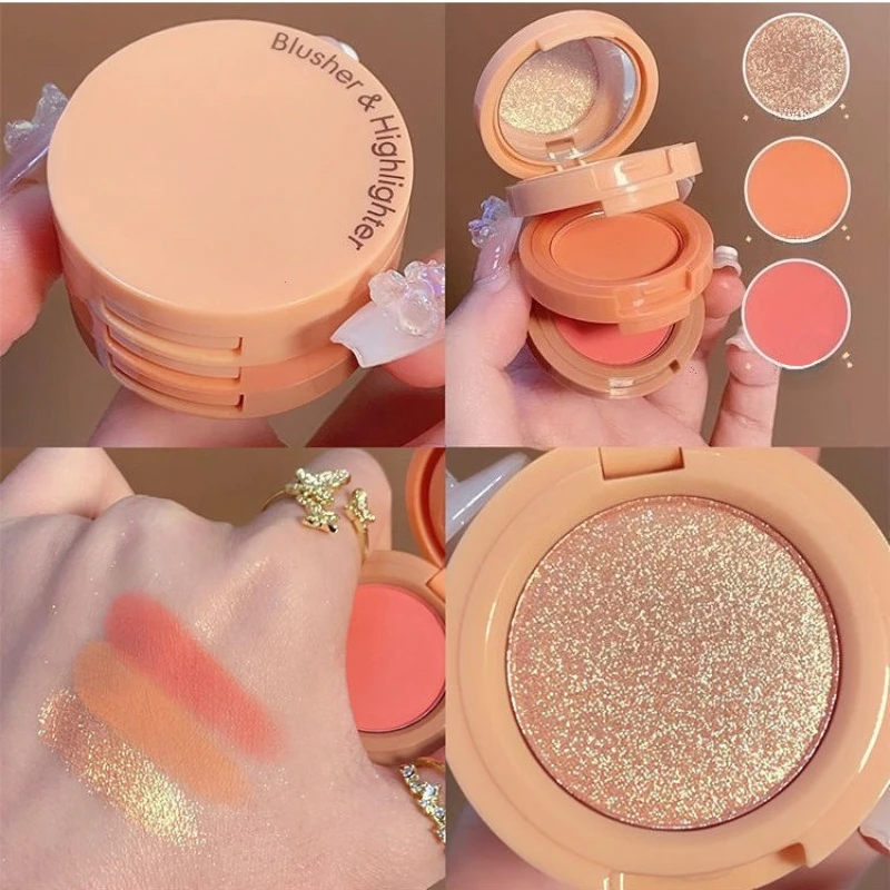3 in 1 Blush Highlighter Palet - огляд і ціна Eyeshadow Glitter Pigment
