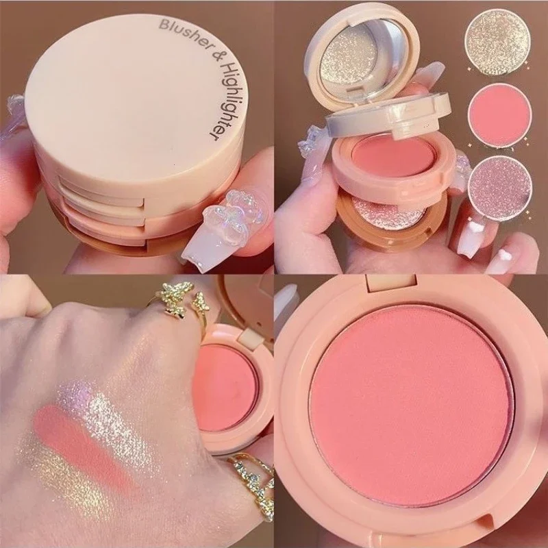 3 in 1 Blush Highlighter Palet - огляд і ціна Eyeshadow Glitter Pigment