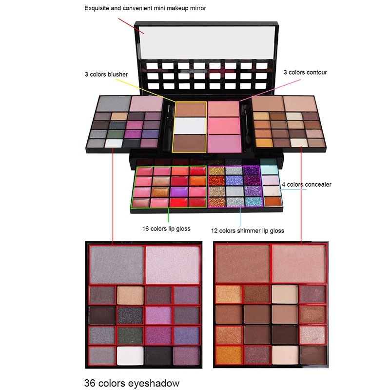 40/74/78 Colors Glitter Eyesha - огляд і ціна Eyeshadow Glitter Pigment