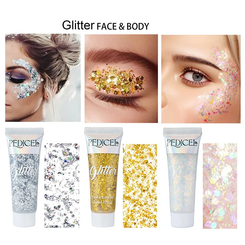 Face Glitter Gel Cream Jewels  - огляд і ціна Eyeshadow Glitter Pigment