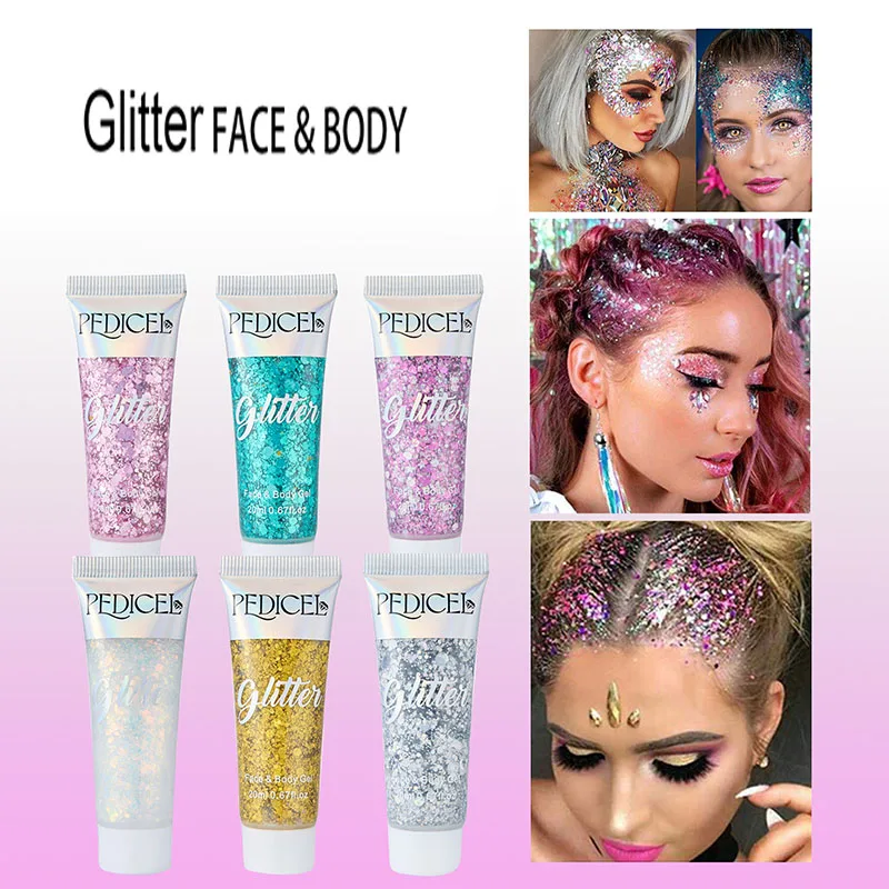 Face Glitter Gel Cream Jewels  - огляд і ціна Eyeshadow Glitter Pigment