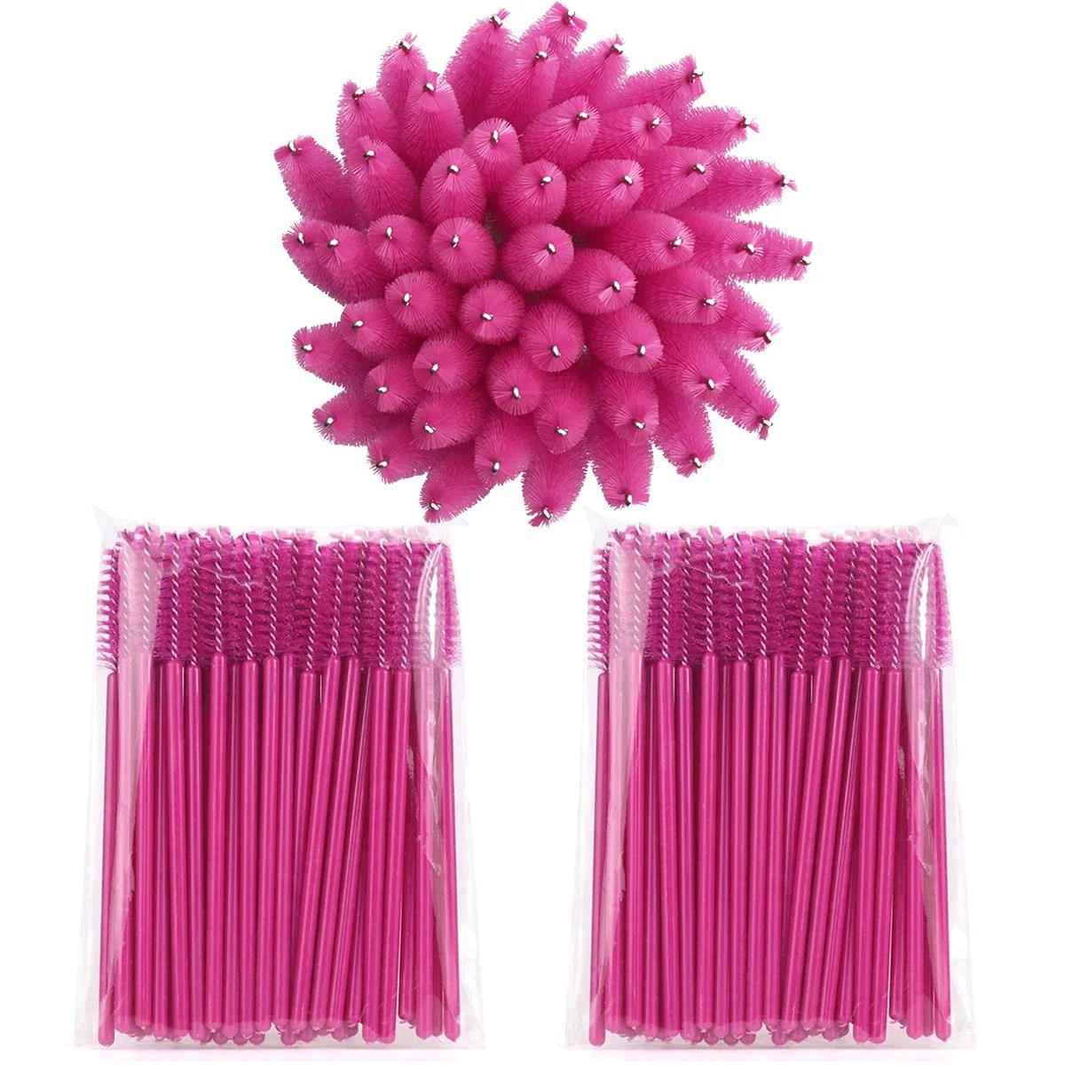 100pcs Disposable Eyelash Brus - огляд і ціна Beauty Makeup Products