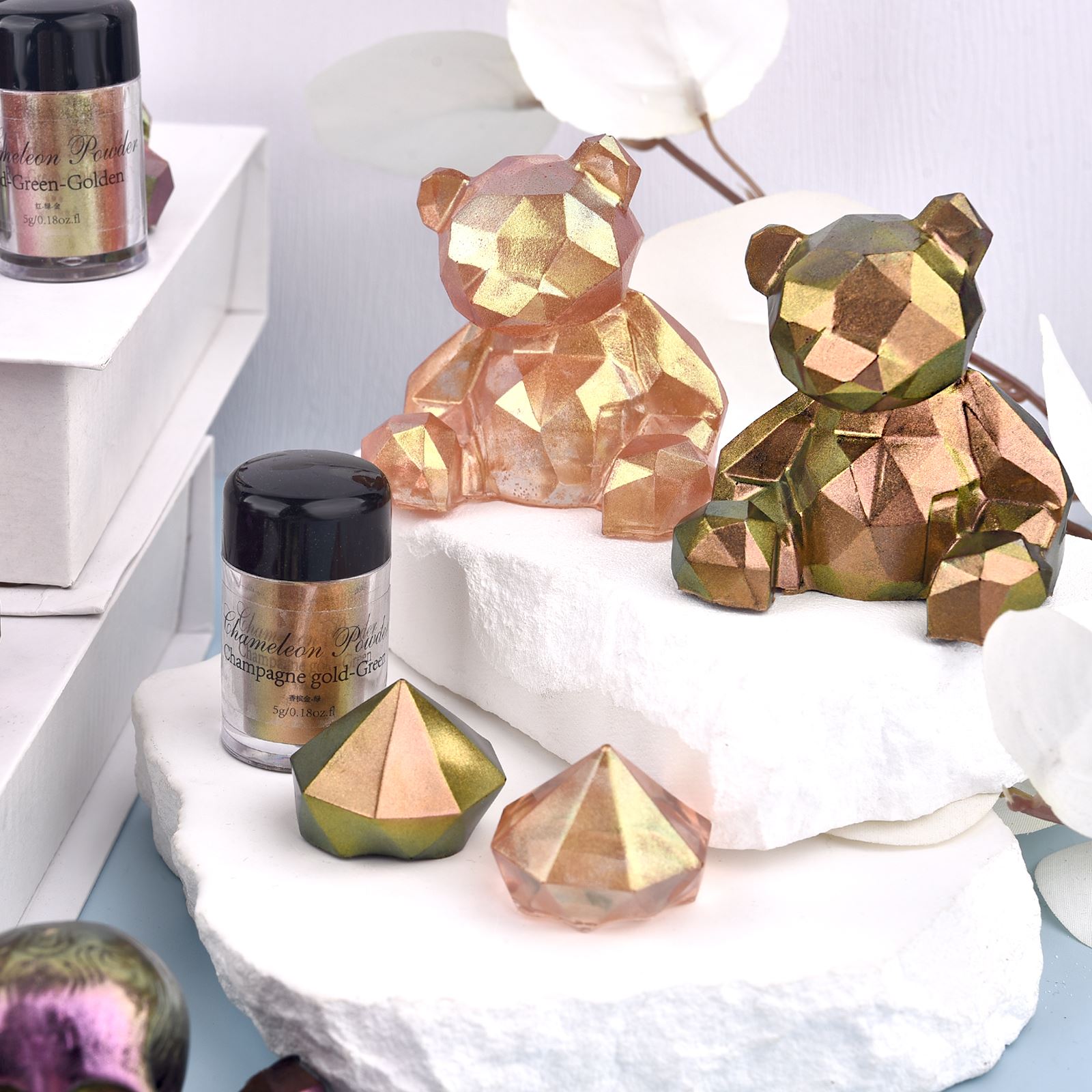 Mirror Chameleon Resin Pigment - огляд і ціна Eyeshadow Glitter Pigment