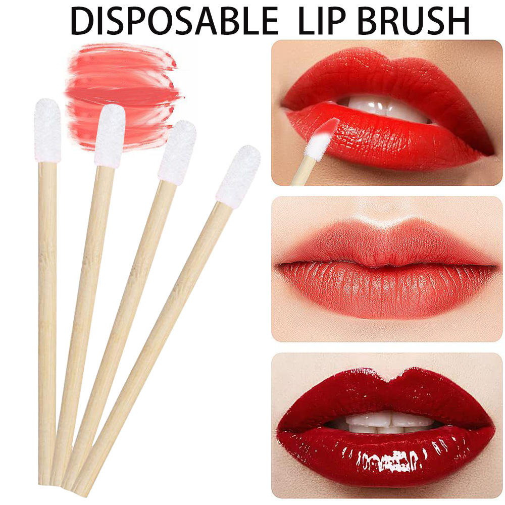 50/100pcs Lip Brushes Kits Bam - огляд і ціна Beauty Makeup Products