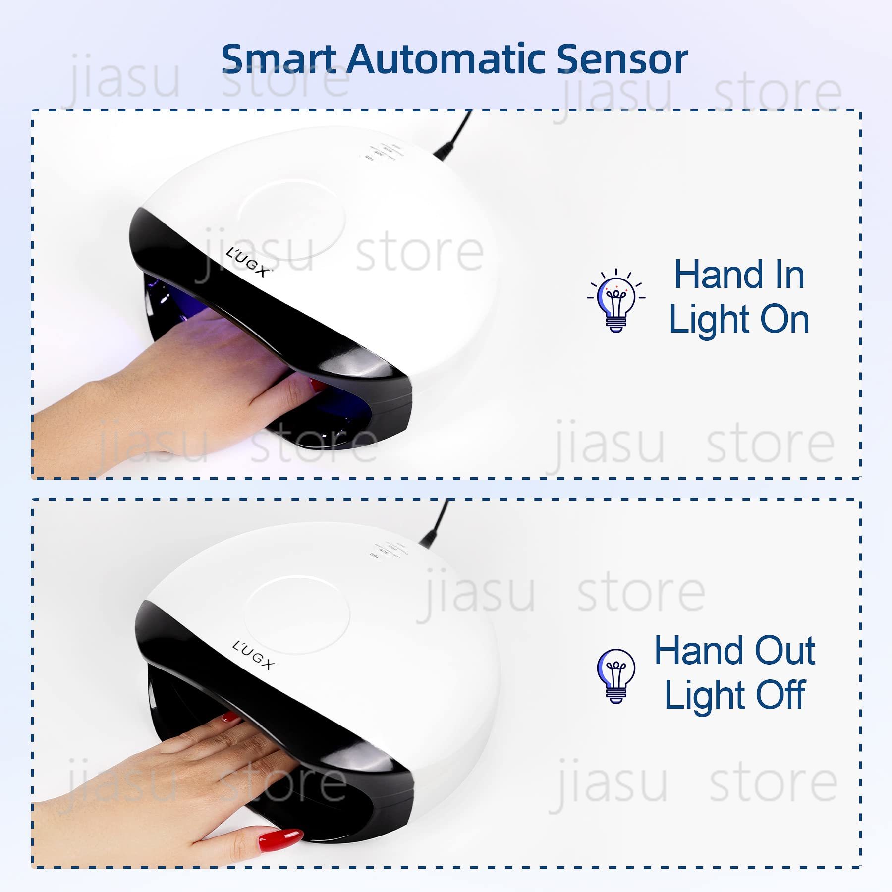 LUGX Hot Sale 56W Manicure Nai - огляд і ціна Uv Nail Lamp