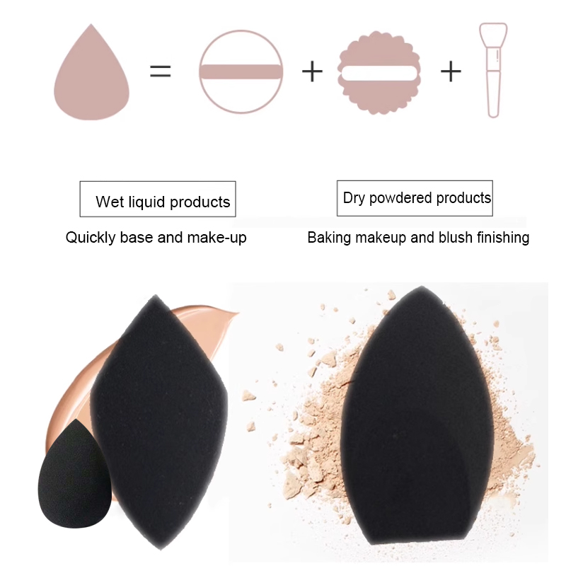 2pcs Black Beauty Sponge Egg - - огляд і ціна Beauty Bay Makeup