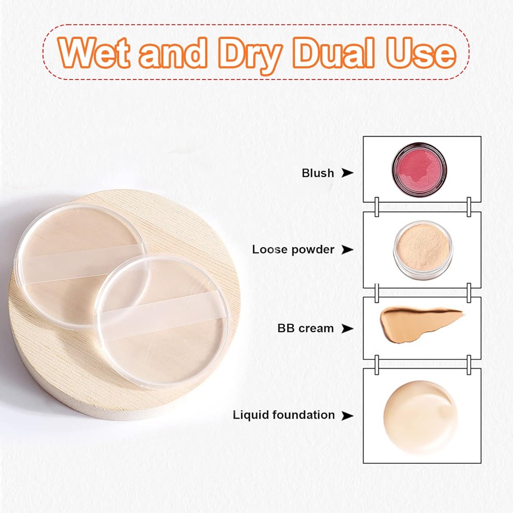 1-5Pcs Silicone Cosmetic Puff  - огляд і ціна Beauty Bay Makeup