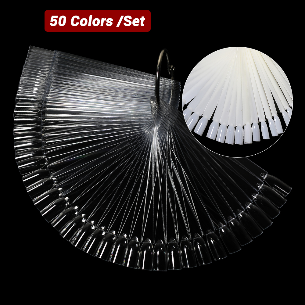 50Pcs False Nail Display Stick - огляд і ціна Contour Palette Stick