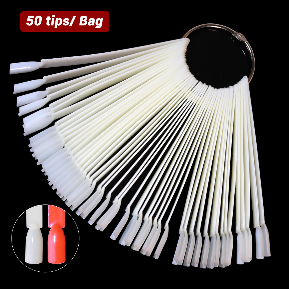 50Pcs False Nail Display Stick - огляд і ціна Contour Palette Stick