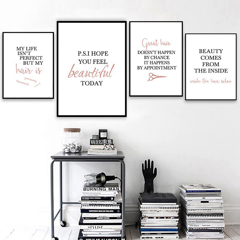 barbershop quote art posters h - огляд і ціна Makeup Is Beauty Quotes