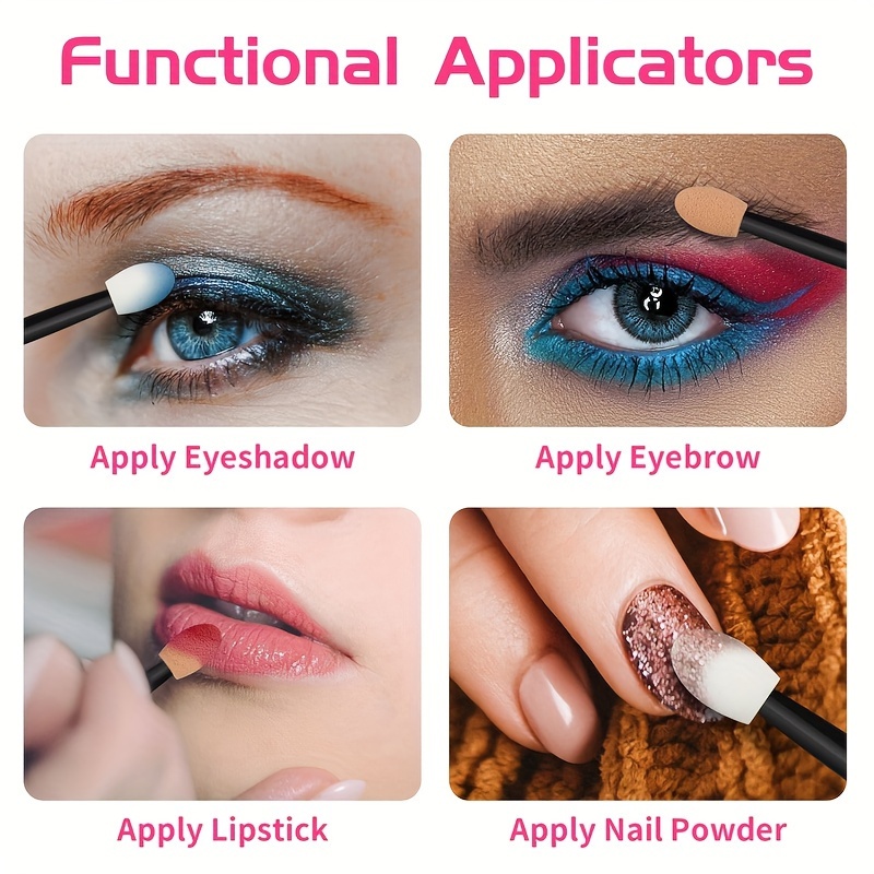 5/10Pcs Eyeshadow Applicator D - огляд і ціна Beauty Makeup Products