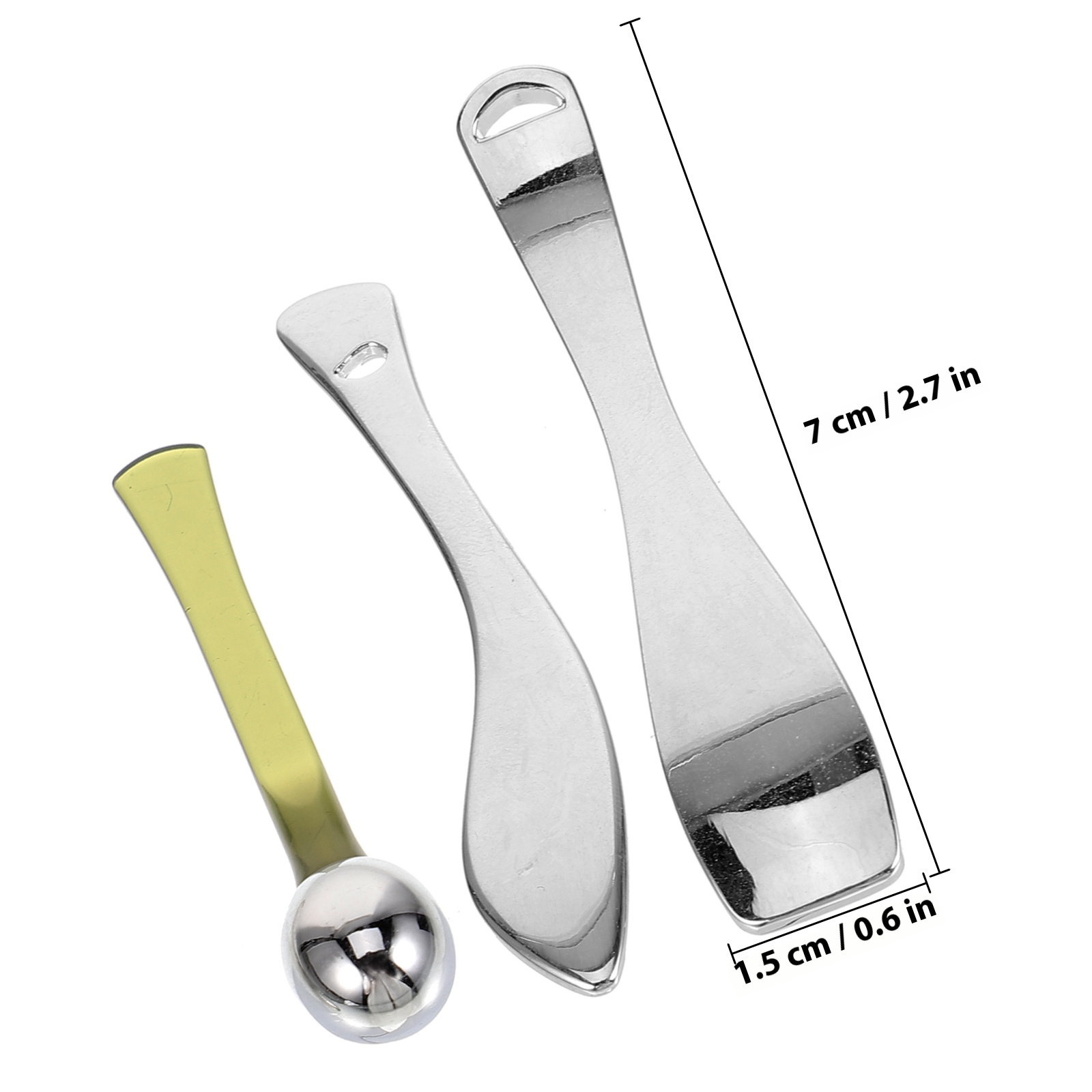 3Pcs Makeup Spatula Spoon Eye  - огляд і ціна Beauty Makeup Tools