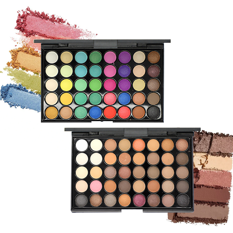 40 Color Eyeshadow Palette - M - огляд і ціна Eyeshadow Glitter Pigment