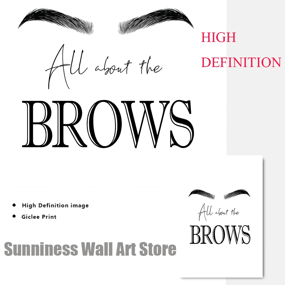 Fashion MakeUp Canvas Painting - огляд і ціна Makeup Is Beauty Quotes
